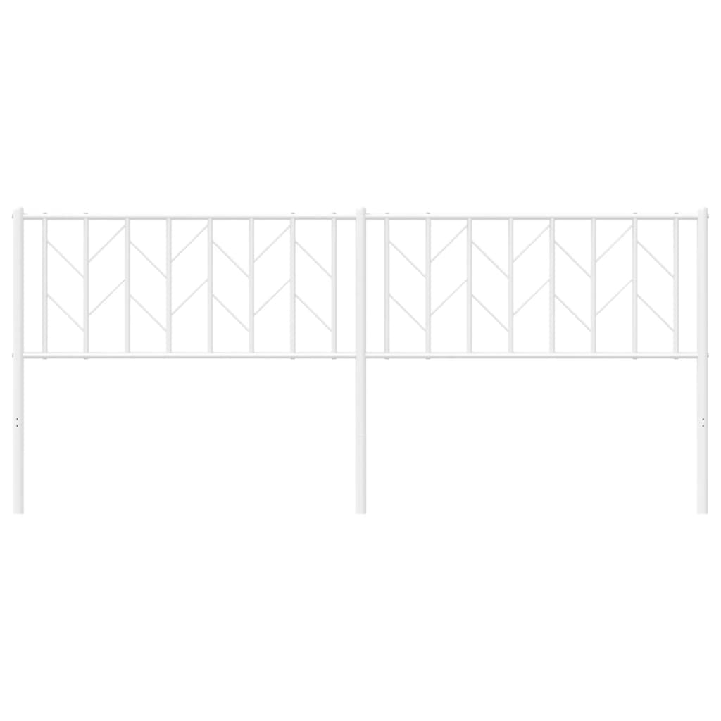 Cabeceira de substituição 200 cm metal branco