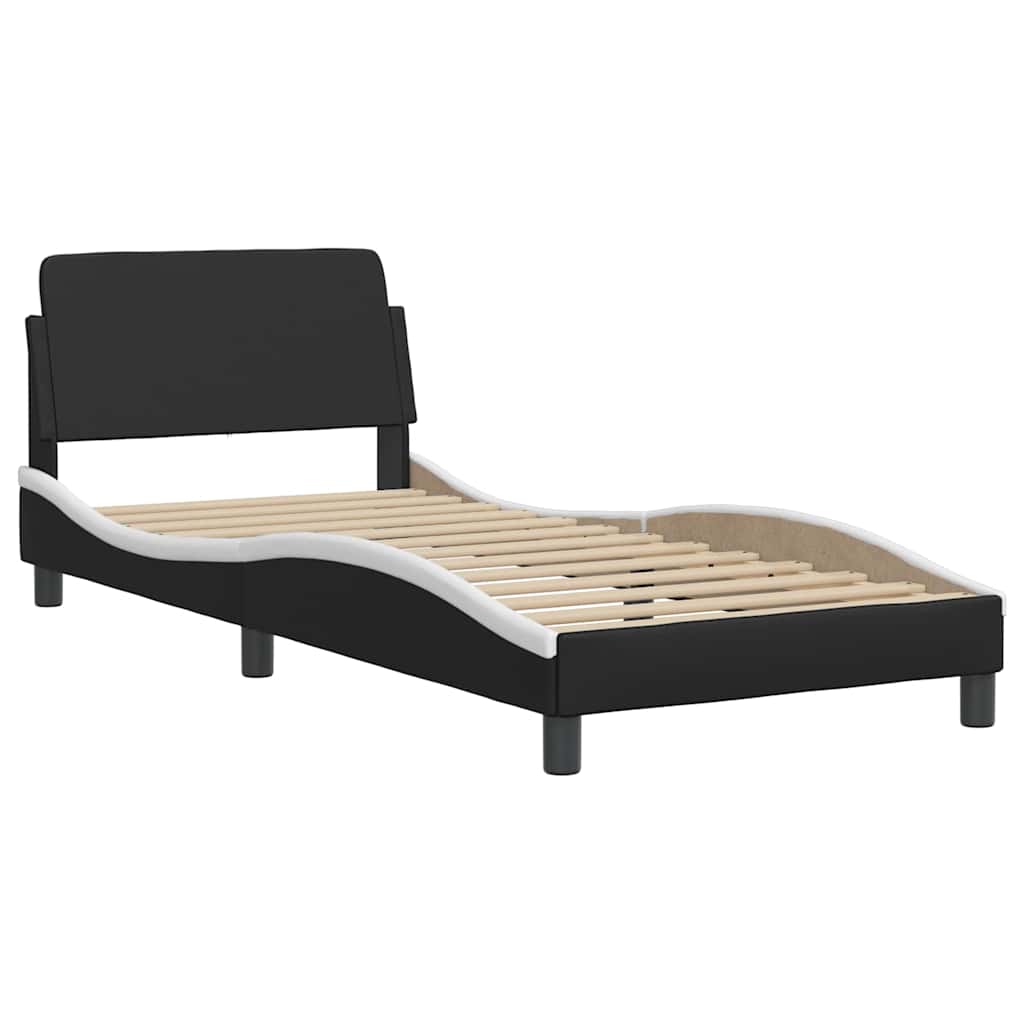Estrutura de cama dover couro artificial 90x190cm