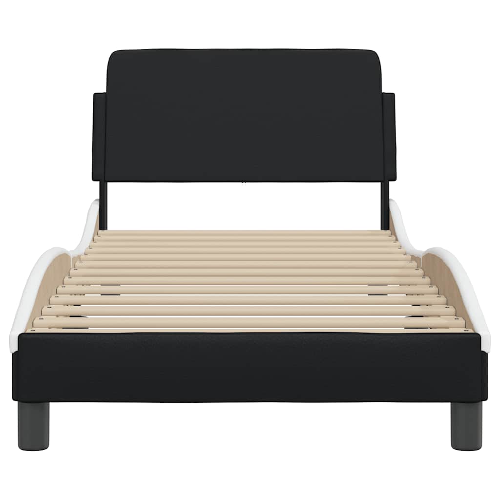 Estrutura de cama dover couro artificial 90x190cm
