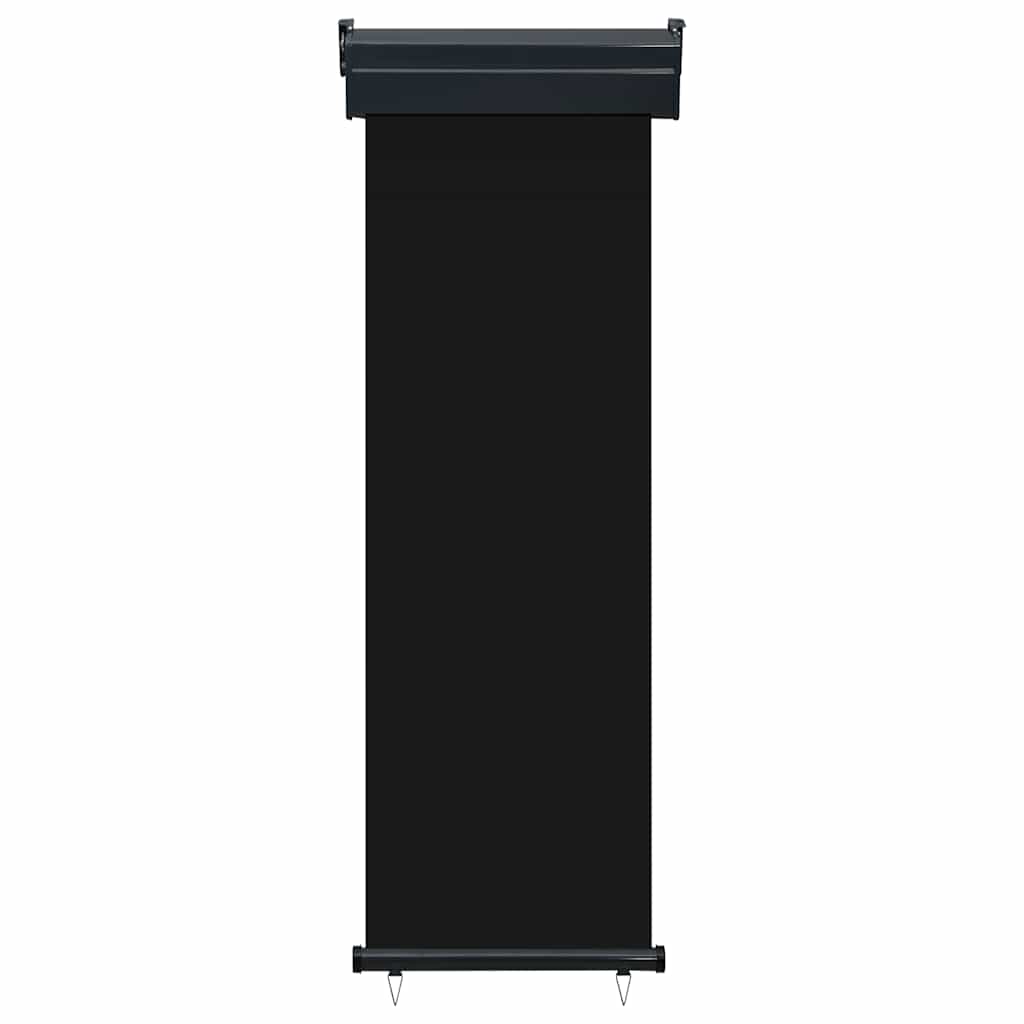 Toldo lateral para varanda 65x250 cm preto