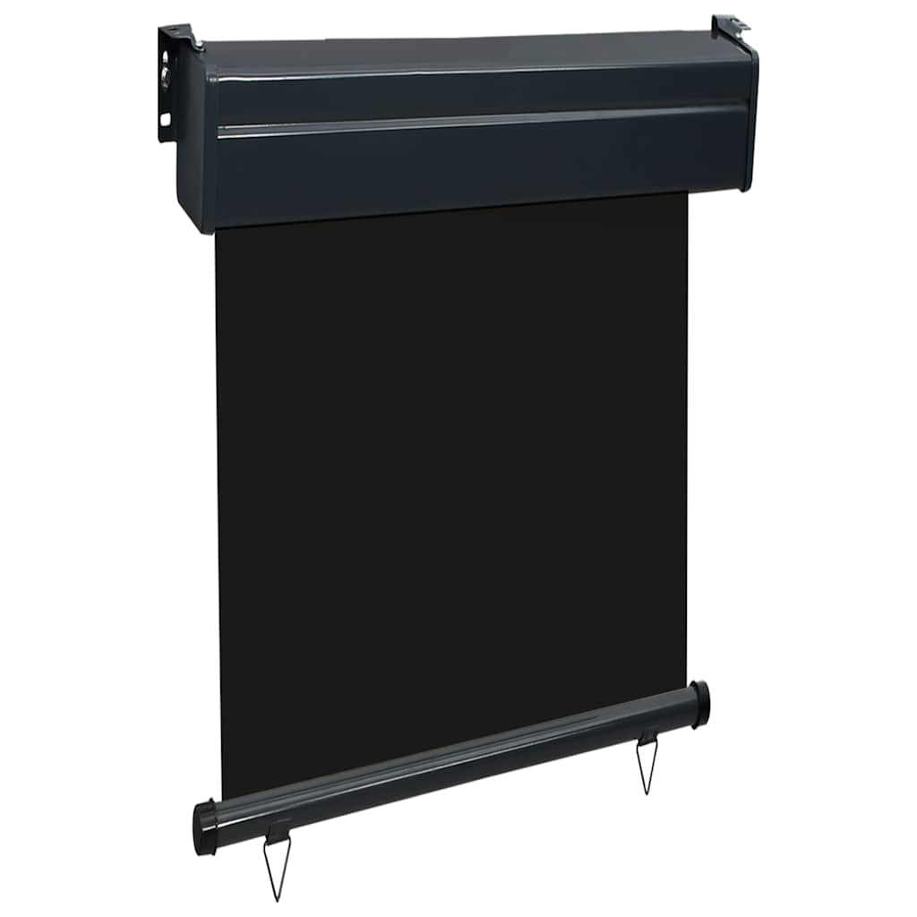 Toldo lateral para varanda 65x250 cm preto