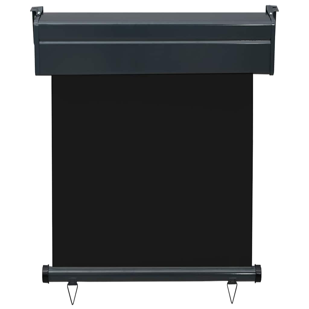 Toldo lateral para varanda 65x250 cm preto