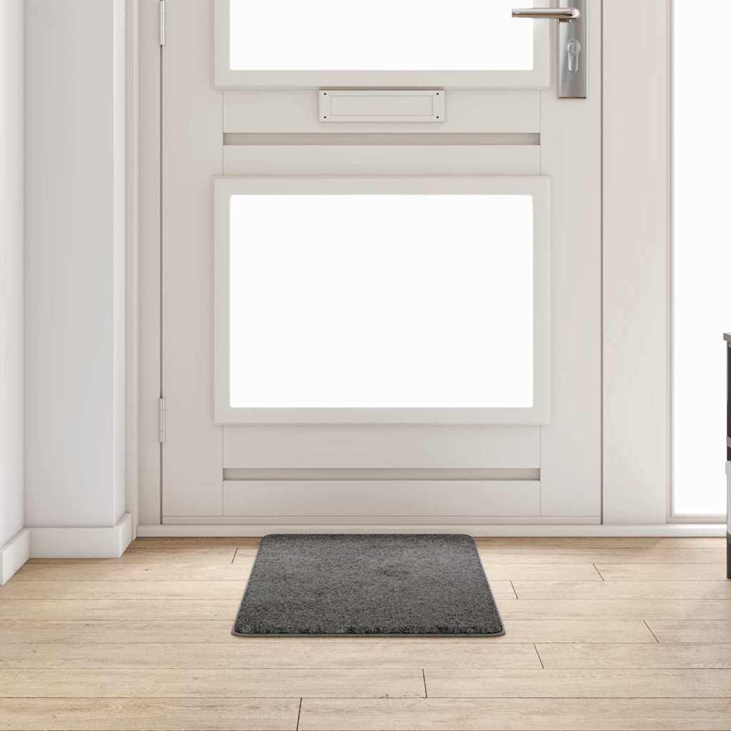 Runner de carpete cinzeto 50 x 100 cm 100% polipropileno tuft