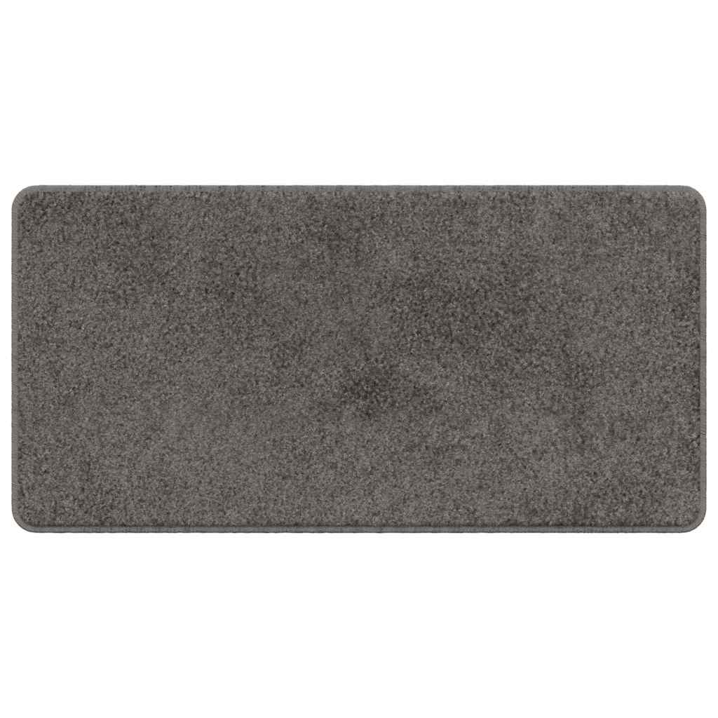 Runner de carpete cinzeto 50 x 100 cm 100% polipropileno tuft