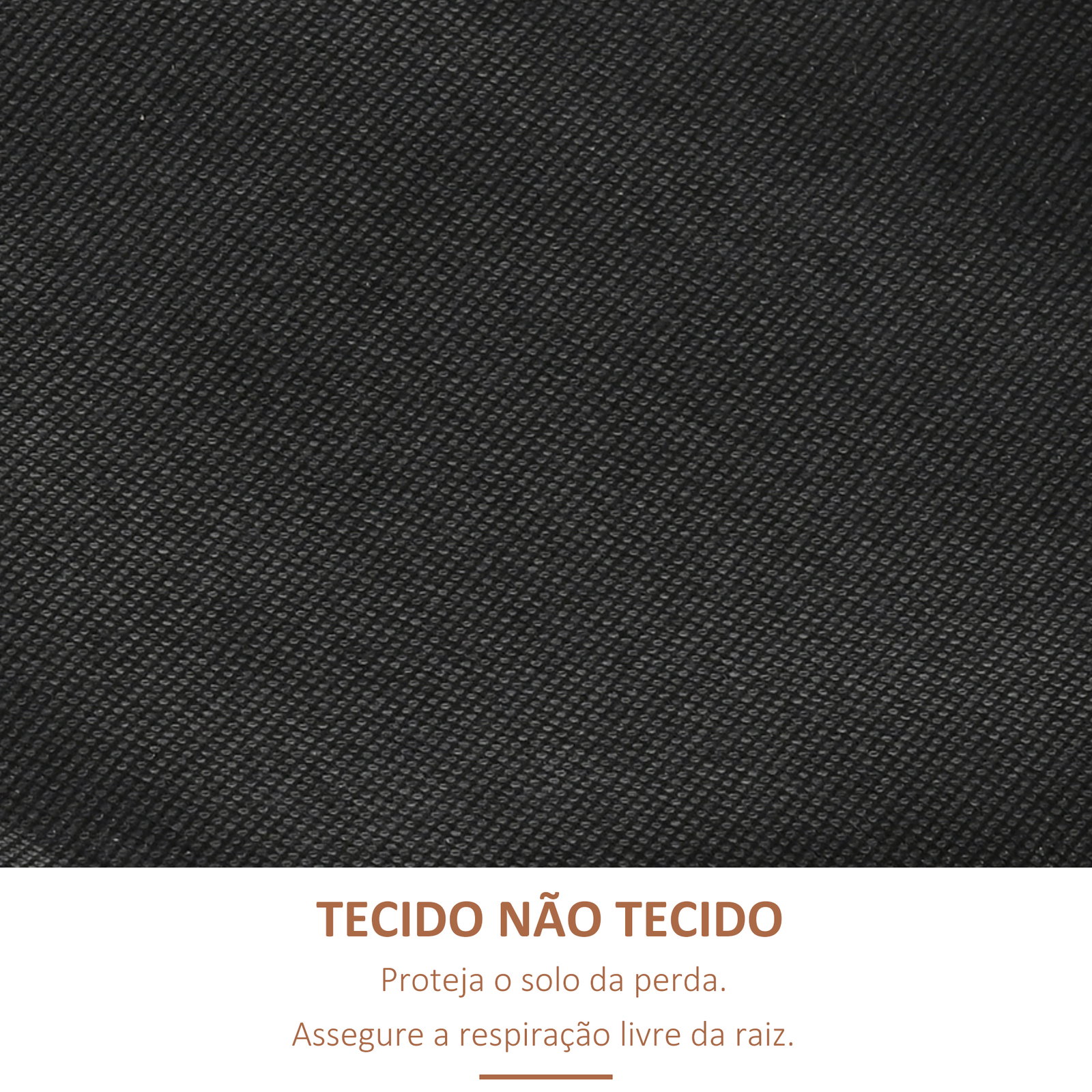 Floreira de madeira de 4 níveis com orifícios de drenagem e tecido não tecido 80x45x142 cm madeira