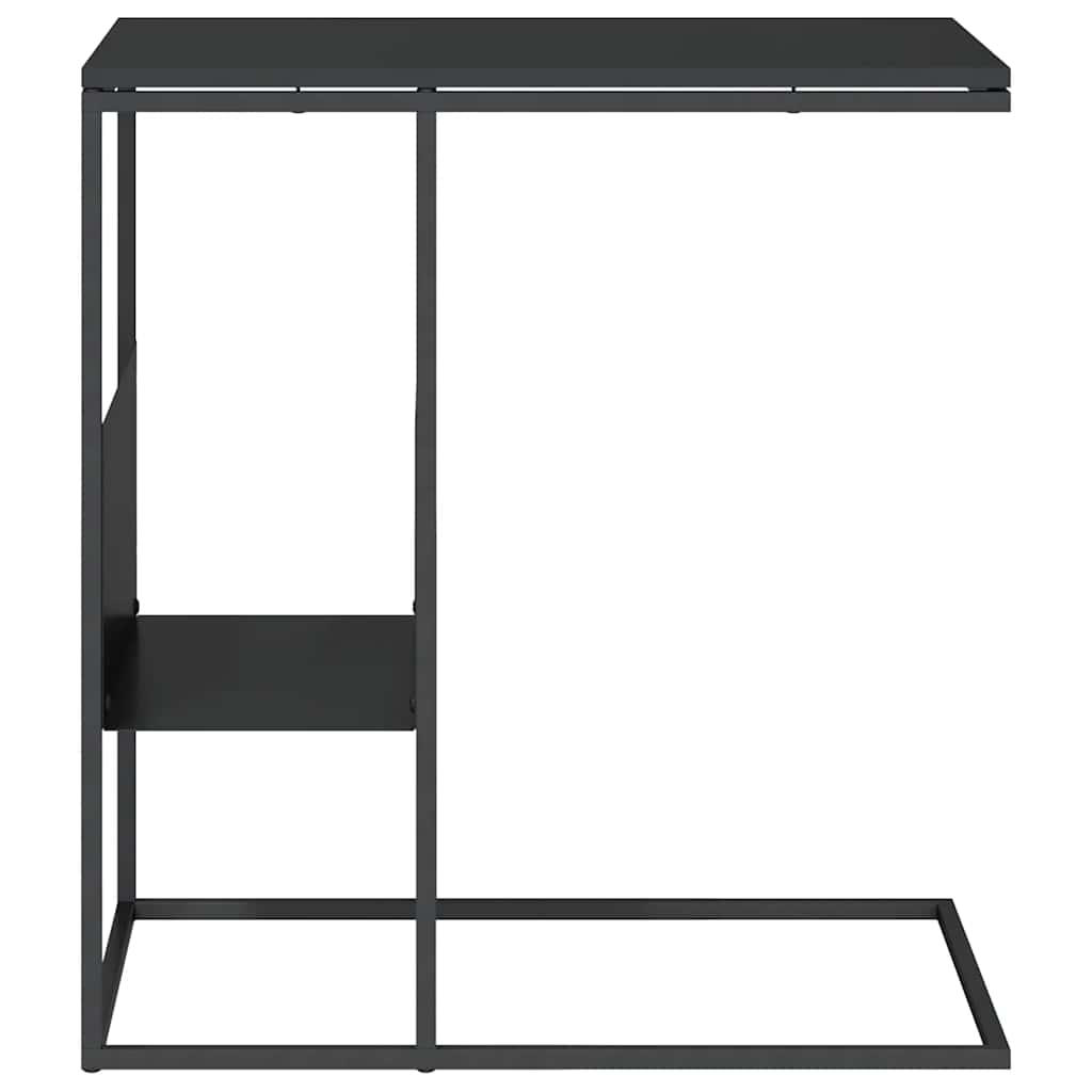 Mesa de apoio 55x36x59,5 cm derivados de madeira preto