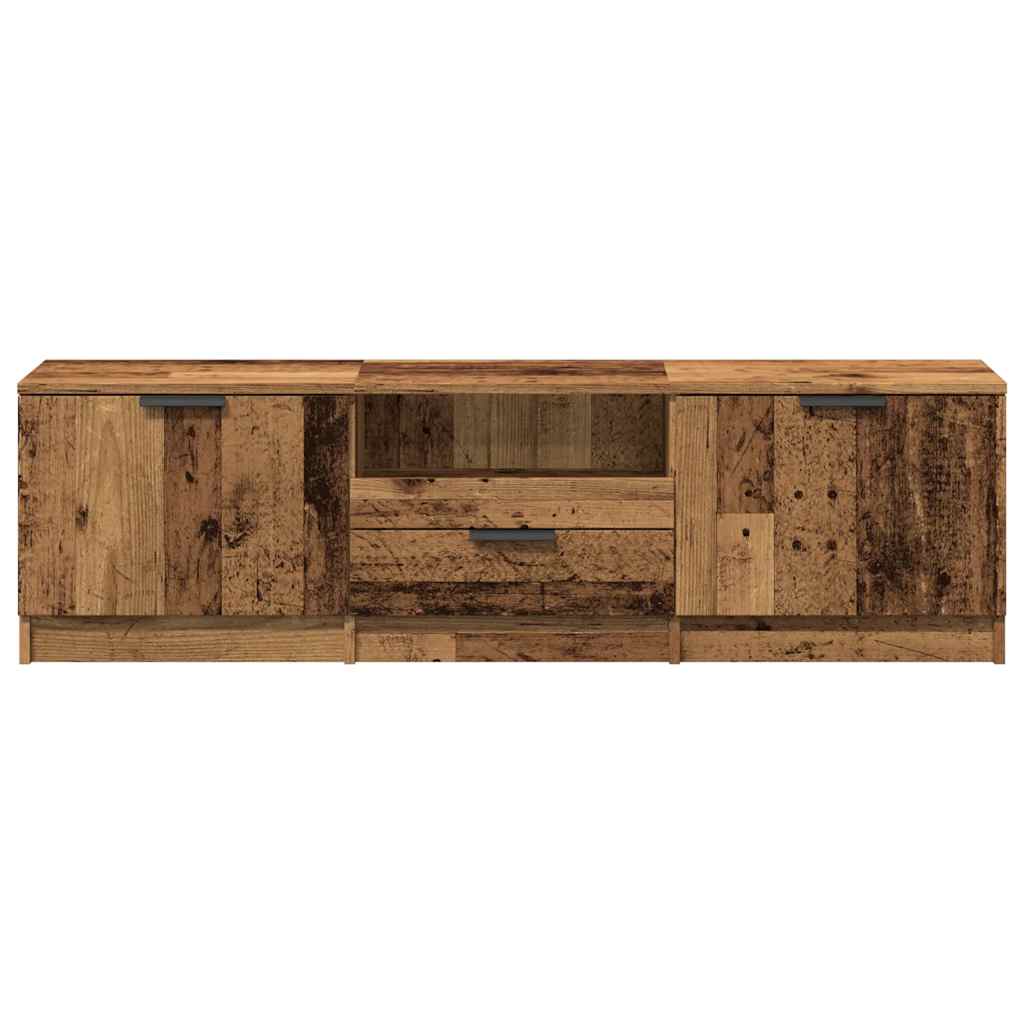 Móvel TV madeira antiga 140x35x40 cm madeira trabalhada