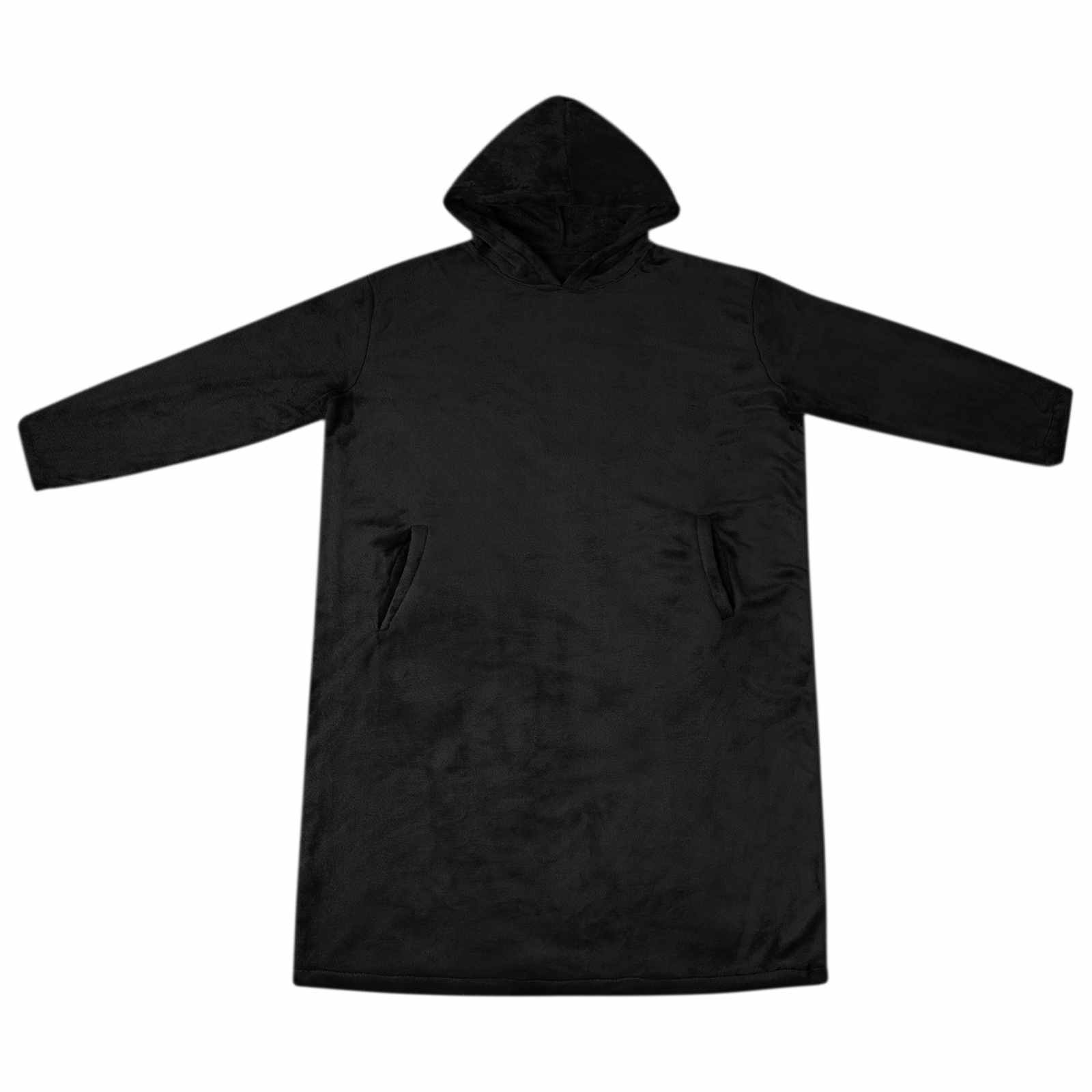 Sweatshirt manta preto s flanela