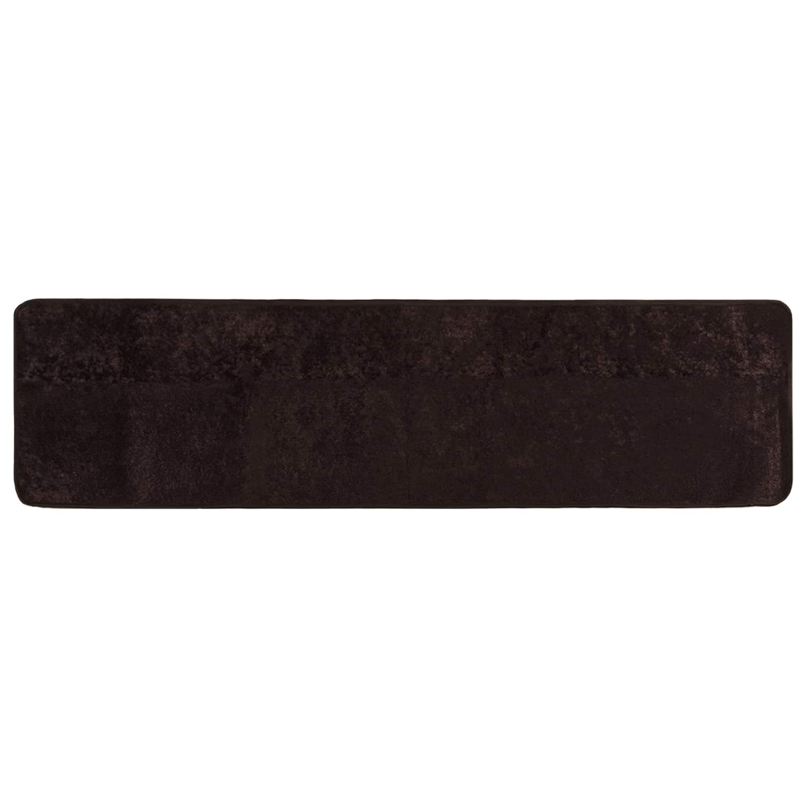 Passadeira marsa antracite 80 x 350 cm poliéster e PVC