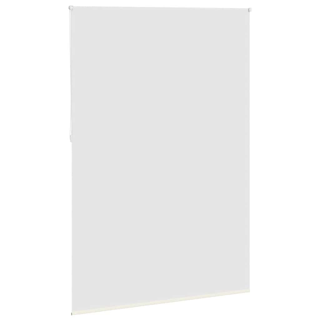 Cortina de rolo blackout, 144,4 x 230 cm, largura do tecido 140 cm, branco-creme