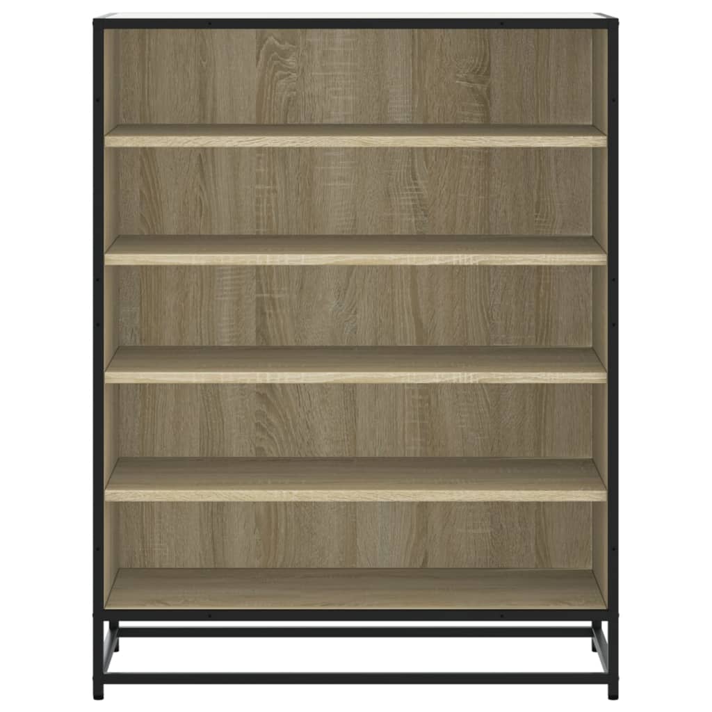 Sapateira 75x38x97,5 cm deriv. de madeira/metal carvalho sonoma