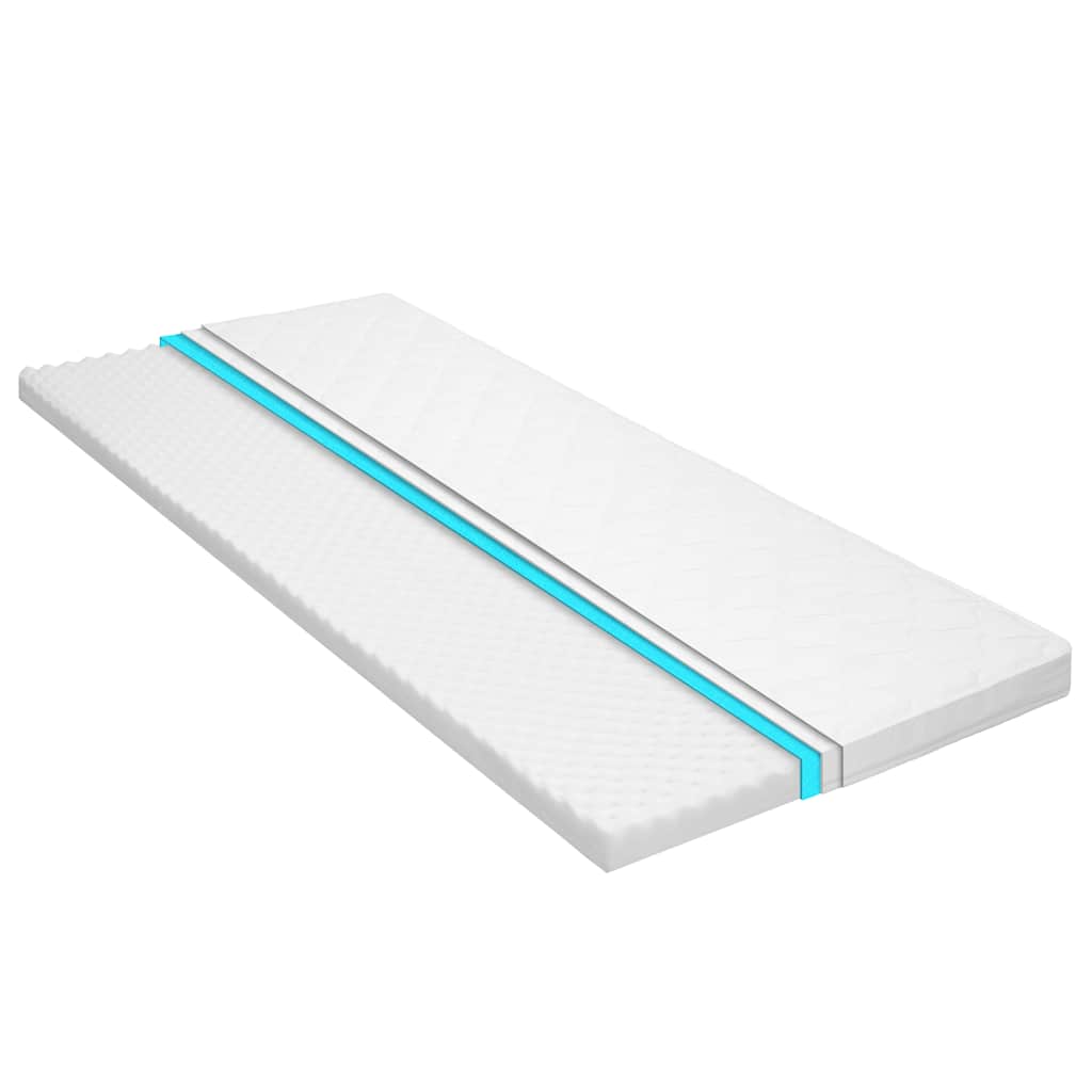 Sobrecolchão 80x200 cm perfil estilo ovo em espuma fria 6 cm