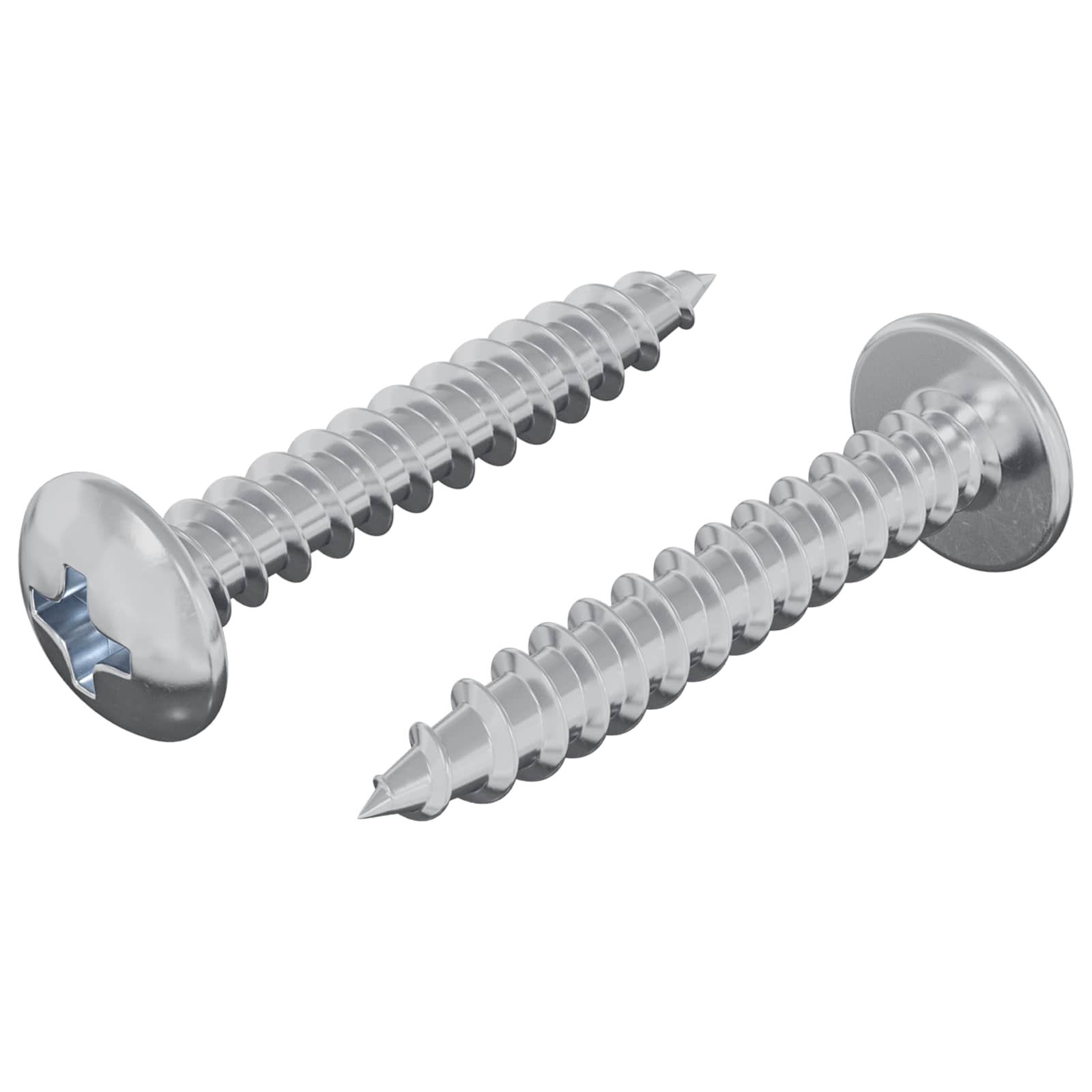 Prego autoperfurante 2 unid. revestido de zinco 4 x 25 mm aço