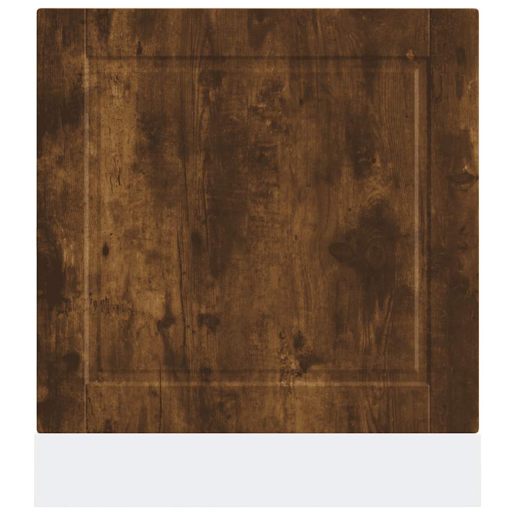 Painel máquina lavar louça porto carvalho fumado 60x1,5x57 cm