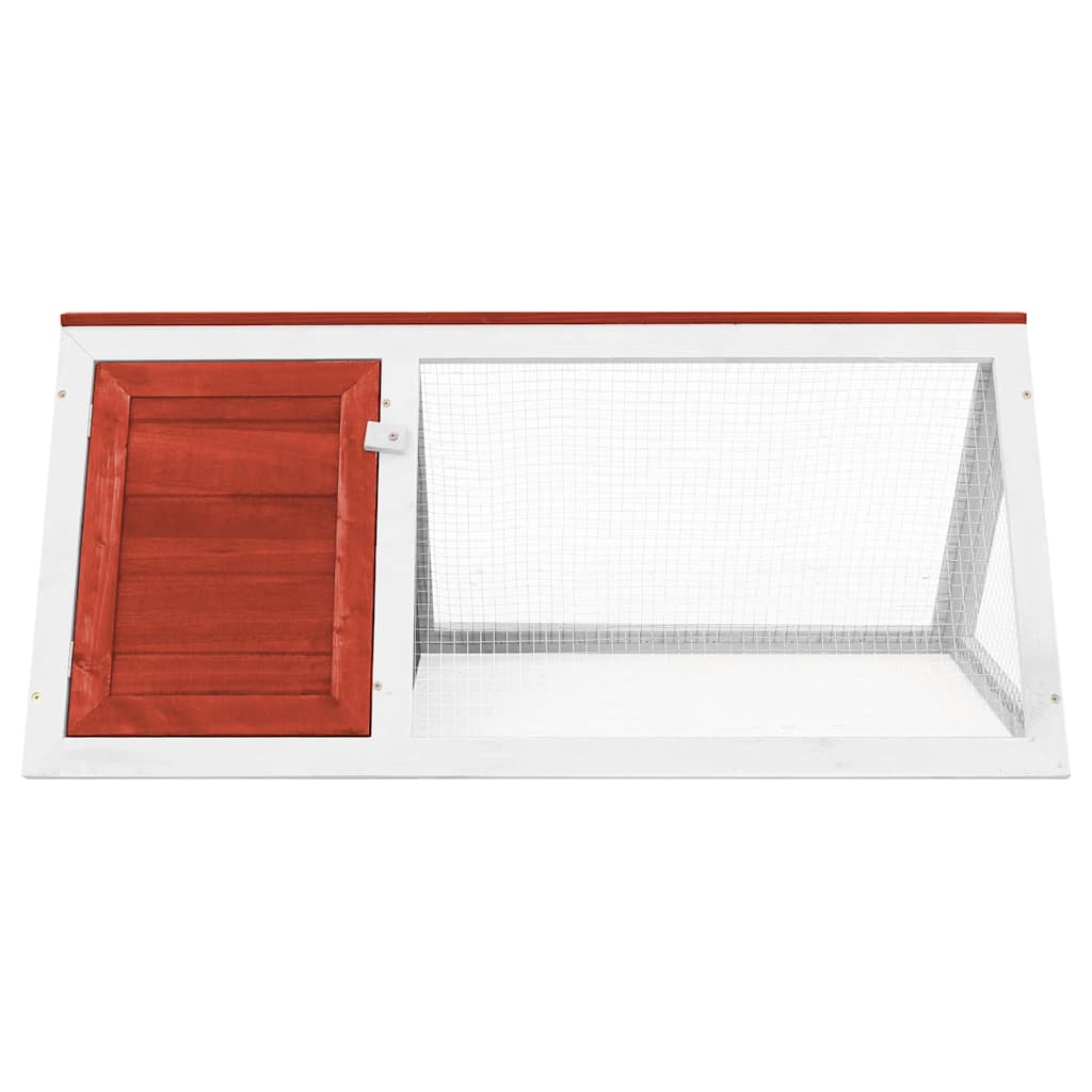 Gaiola para coelhos madeira vermelho