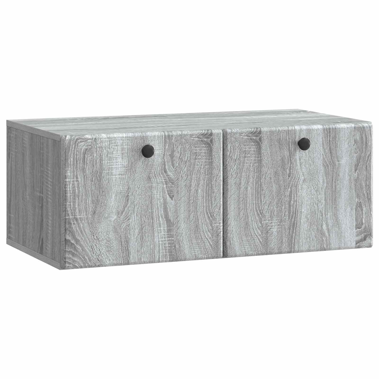 Gabinete de TV de parede 78,5 x 41 x 30 cm sonoma cinzento