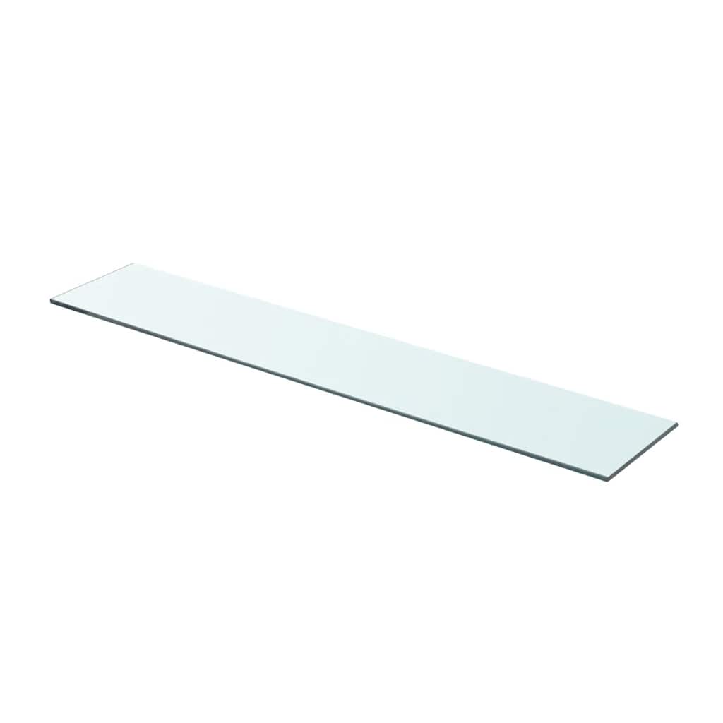 Prateleira de vidro 80x15 cm transparente