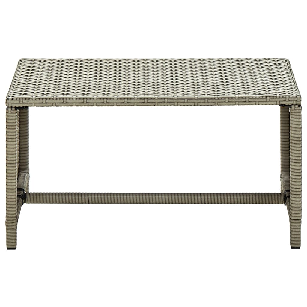 Mesa de centro 70x40x38 cm vime PE bege