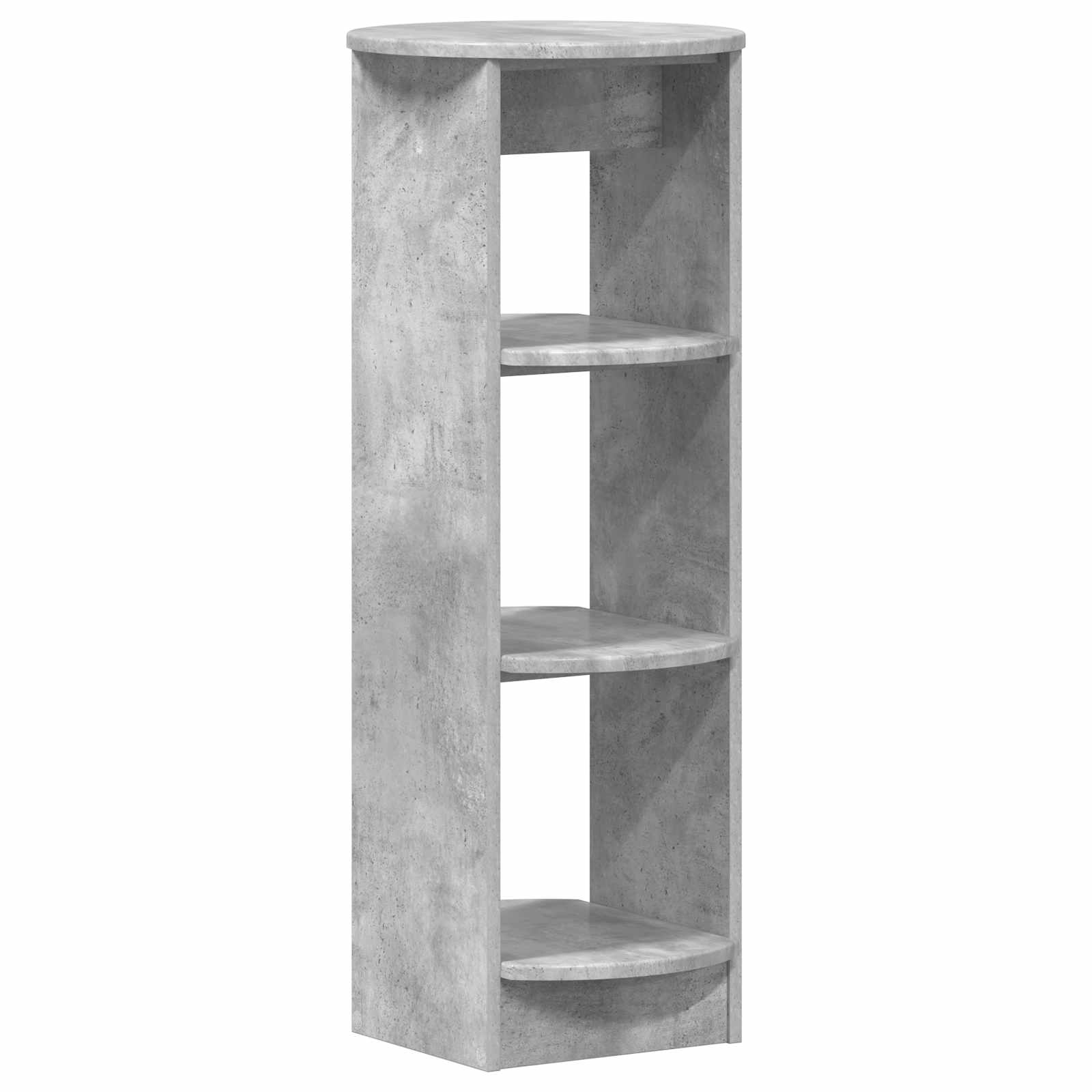 Armário lateral cinzento concreto 40 x 40 x 100 cm