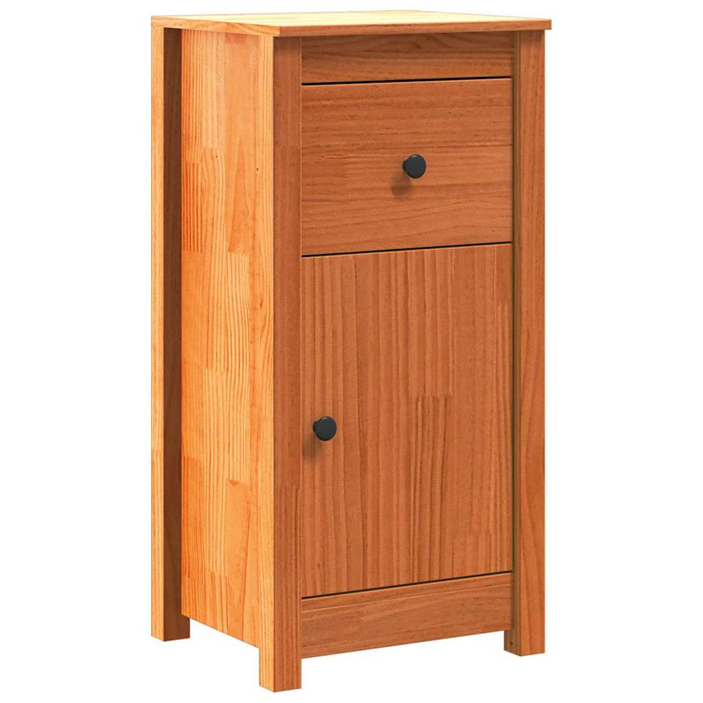 Buffet marrom cera 39 x 34,5 x 80 cm madeira de pinheiro sólida