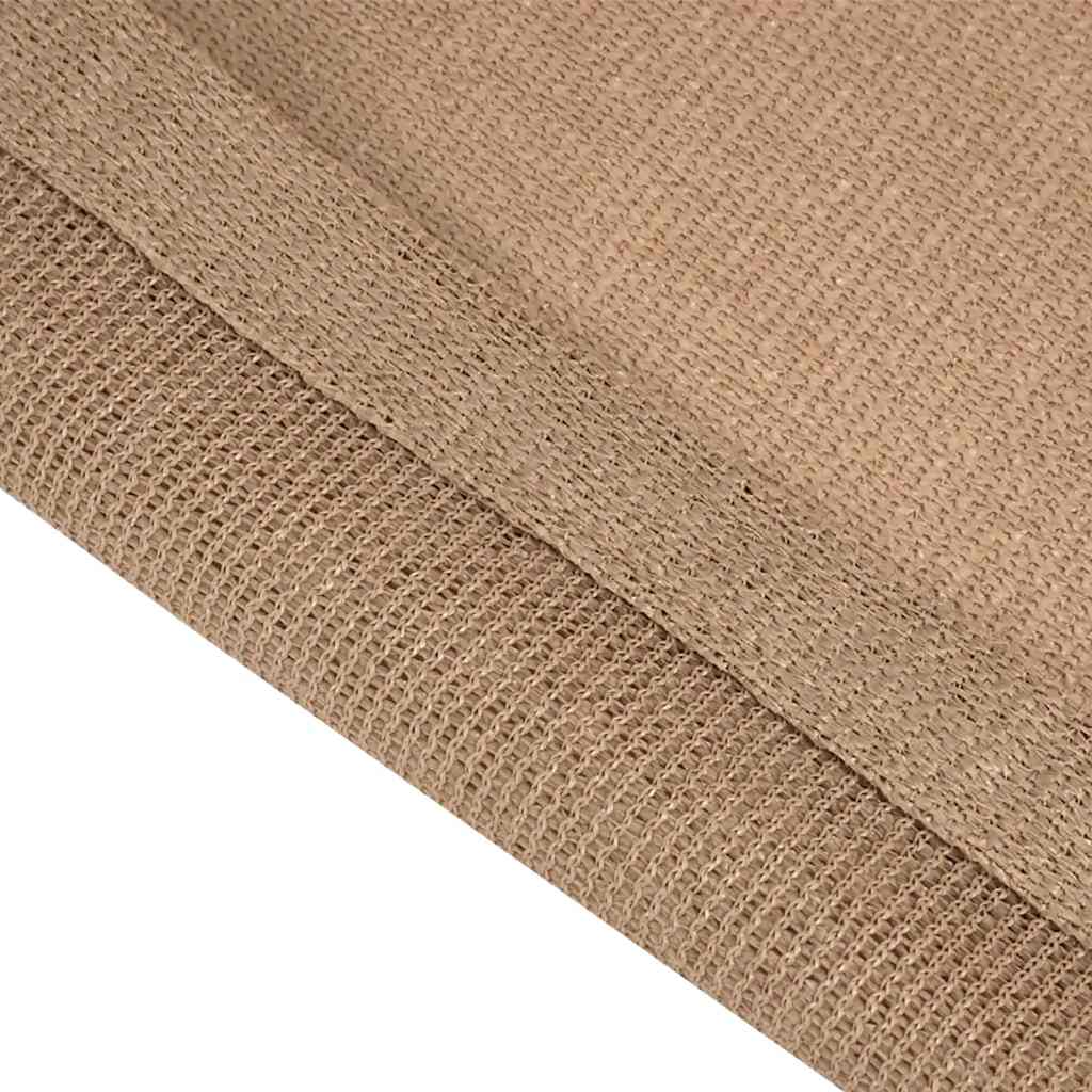 Tapete de campismo para tenda 250x200 cm cinzento-acastanhado
