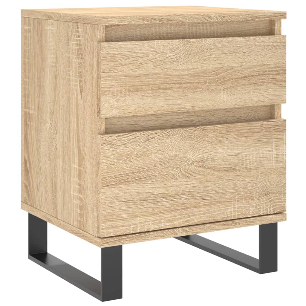 Mesa de cabeceira 40x35x50 cm derivados madeira carvalho sonoma
