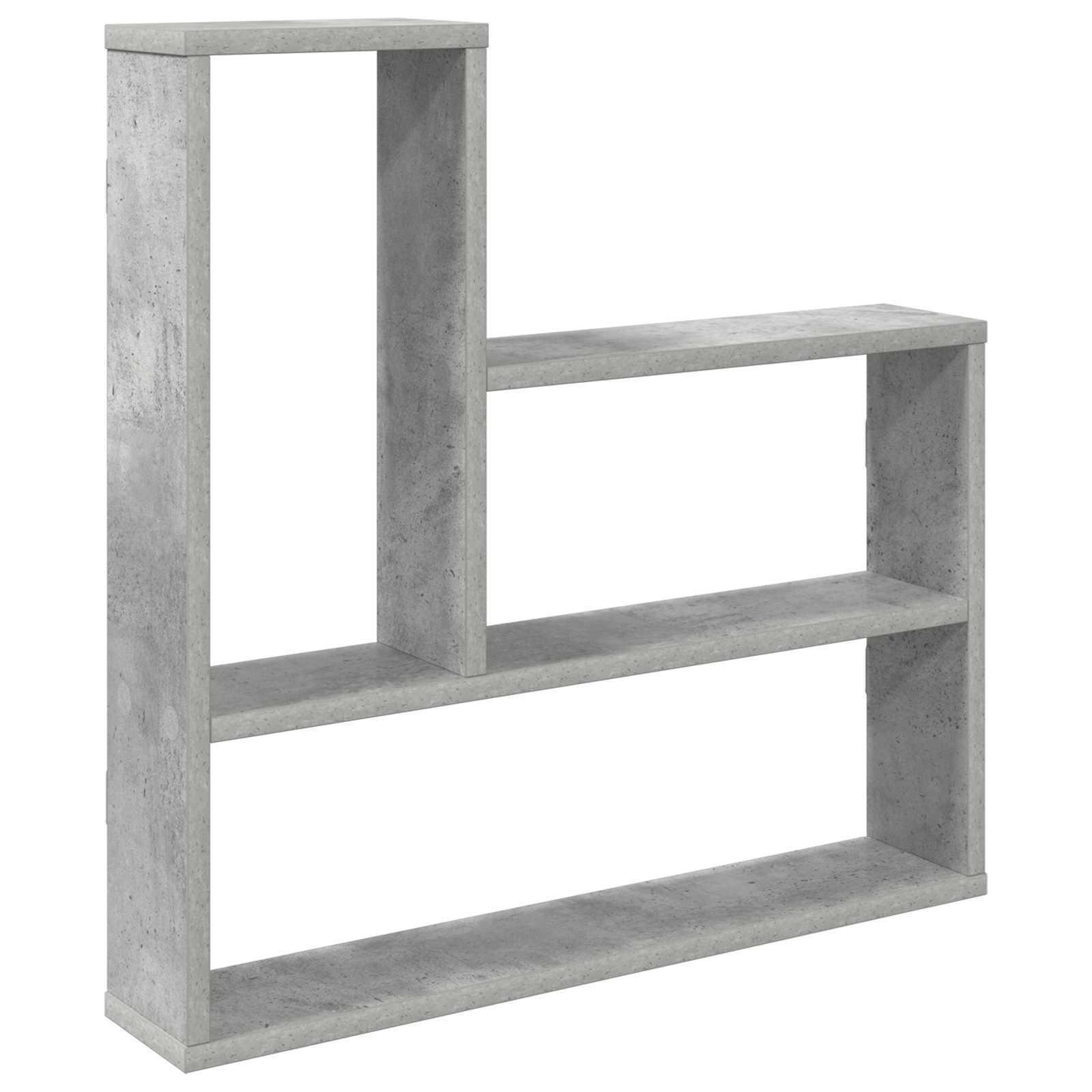 Prateleira de parede cinzento cimento 60 x 11 x 60 cm