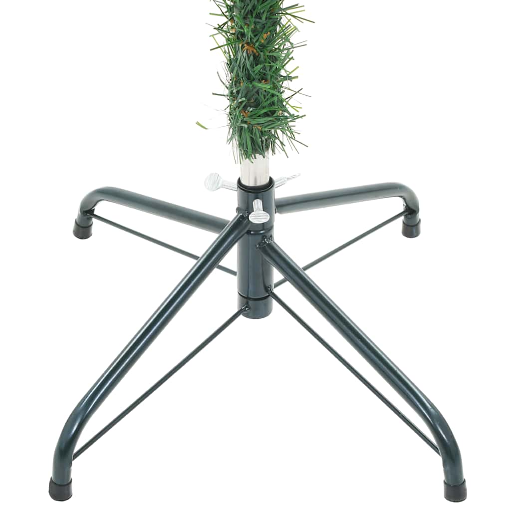 Árvore natal artificial pré-iluminada c/ bolas e pinhas 180 cm