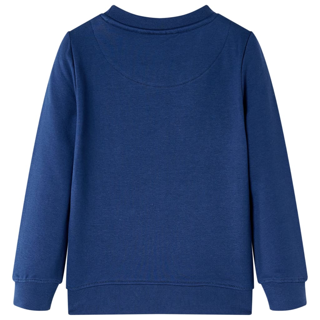 Sweatshirt para criança azul-marinho 104