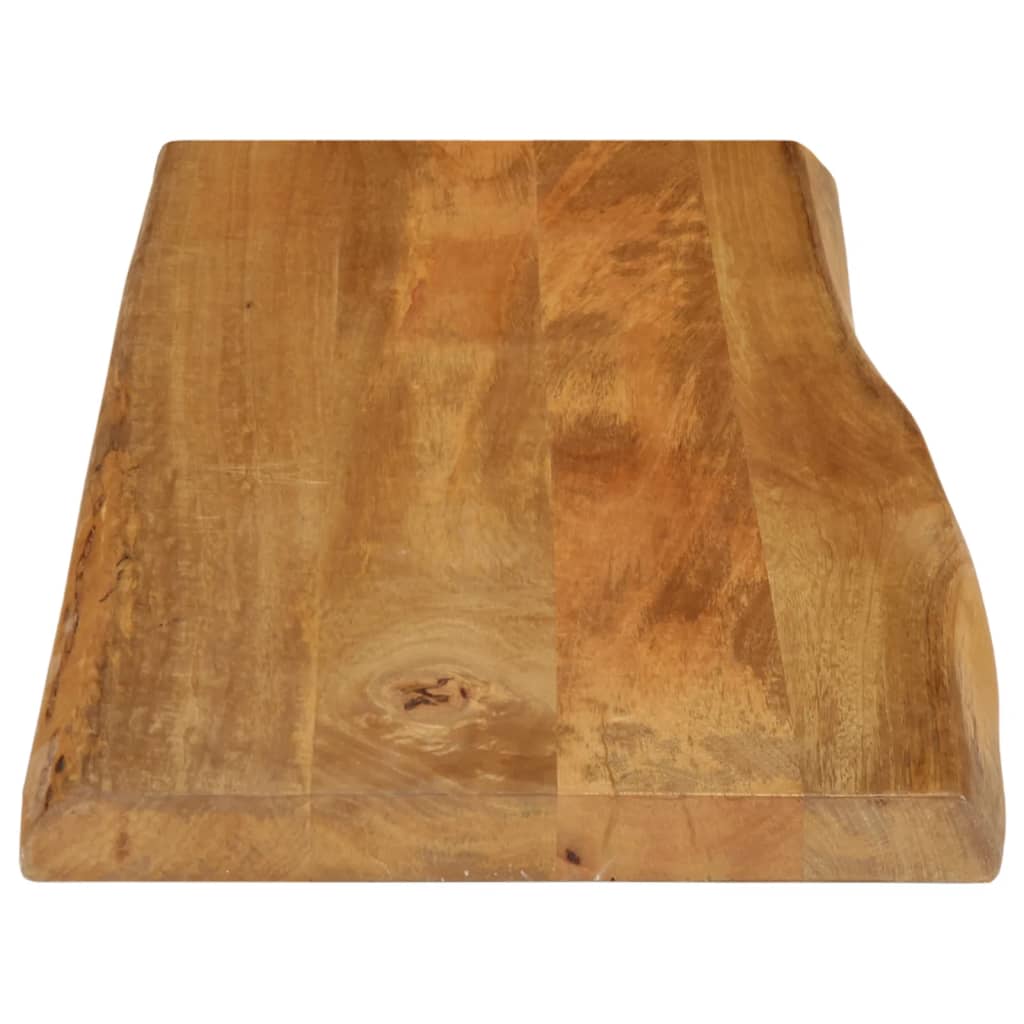 Tampo de mesa c/ borda viva 90x40x2,5 cm mangueira maciça