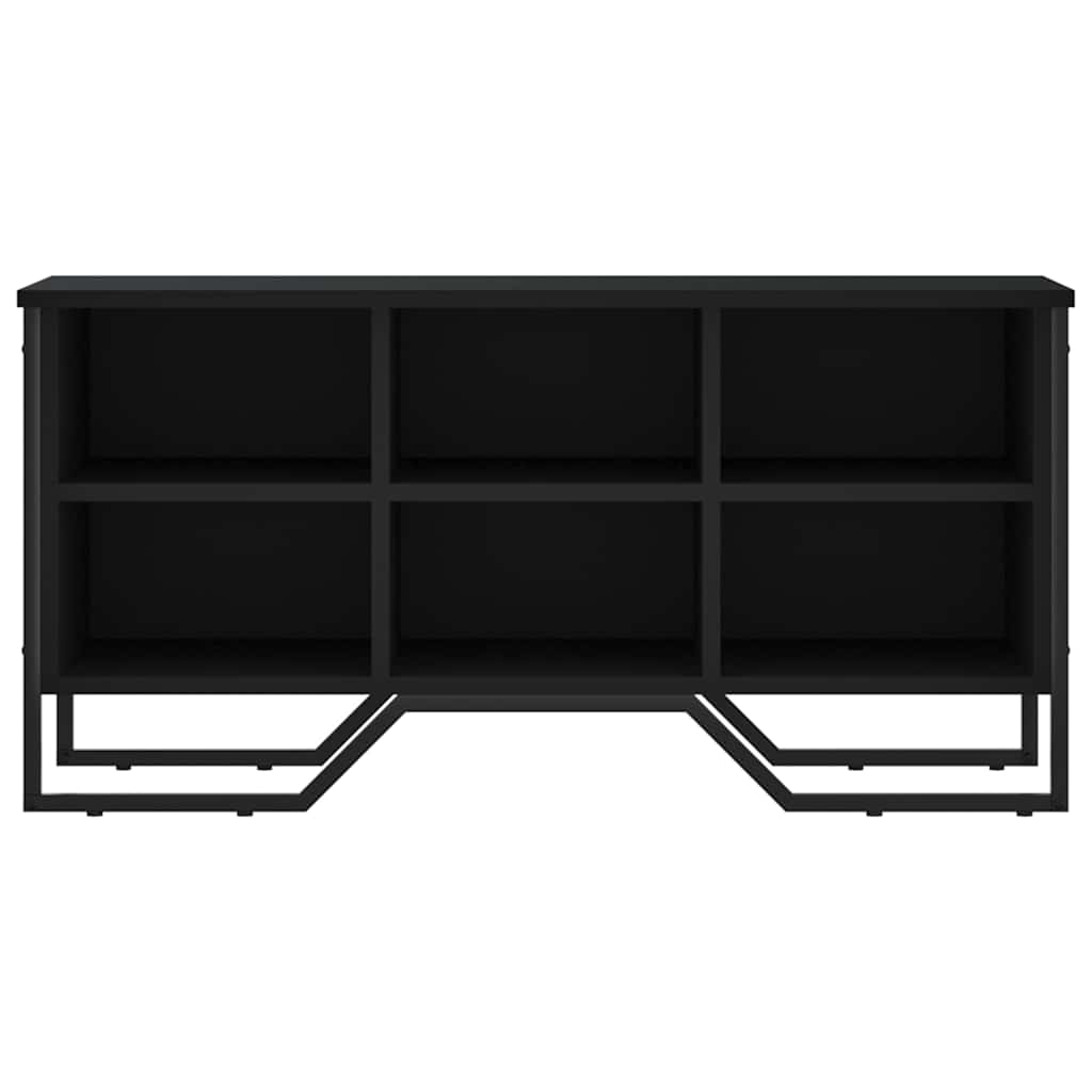 Sapateira 90x38x45,5 cm derivados de madeira preto