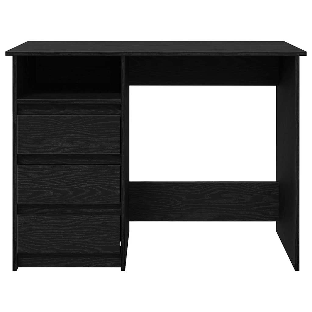 Secretária 102x50x75 cm derivados de madeira preto