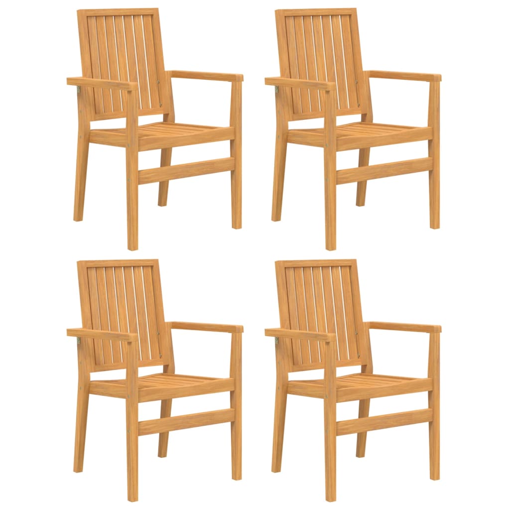 5 Pcs conjunto de jantar p/ jardim madeira de teca maciça