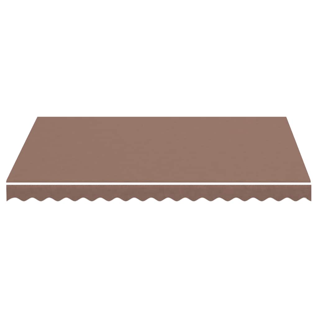 Tecido de substituição para toldo castanho 300x250 cm poliéster