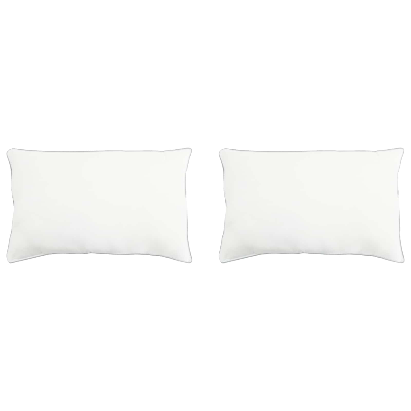 Almofada 2 unid. 70 x 90 cm fibra de bambu branco