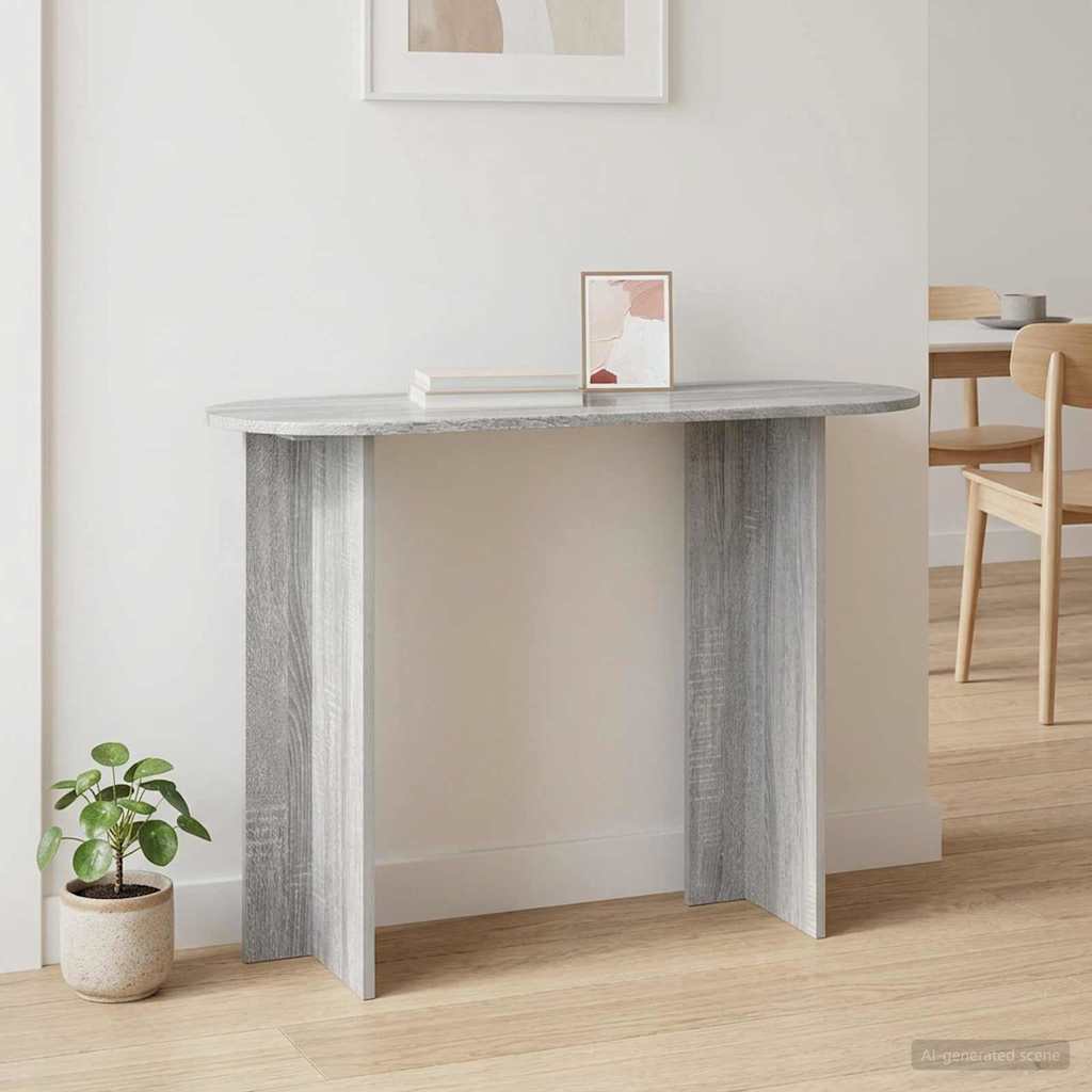 Aparador com armazenamento sonoma cinzento 100 x 39,5 x 75 cm