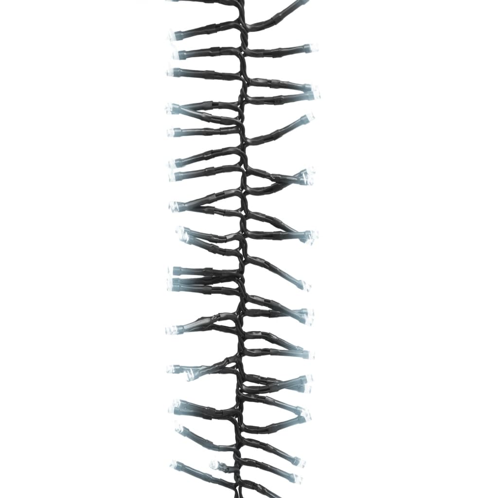 Cordão de luzes agrupadas 2000 luzes LED PVC branco frio