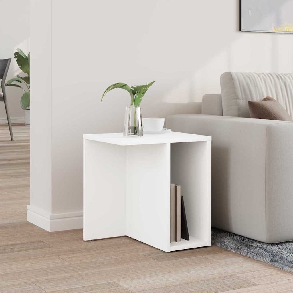 Mesa de apoio branco 37 x 32 x 40 cm derivados de madeira