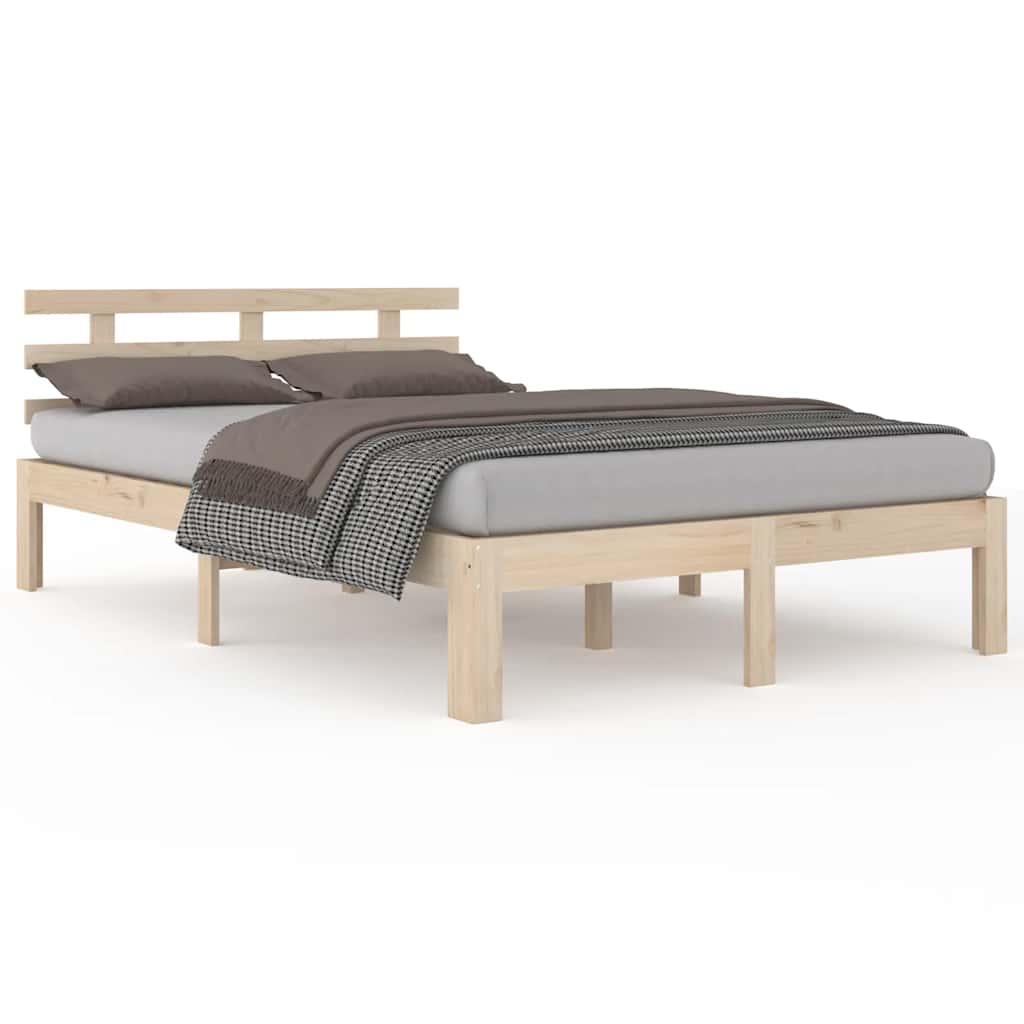 Estrutura de cama super king 180x200 cm madeira maciça