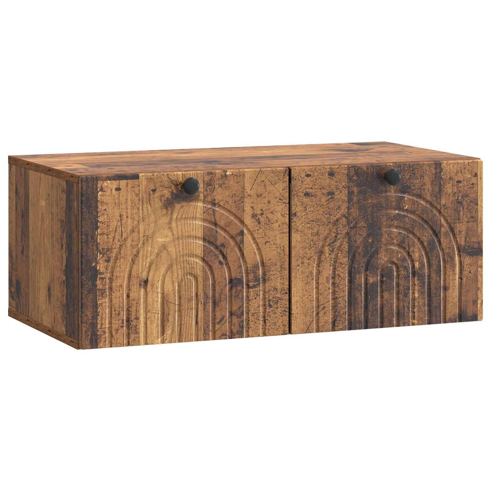 Gabinete de TV de parede madeira antiga 78,5 x 41 x 30 cm