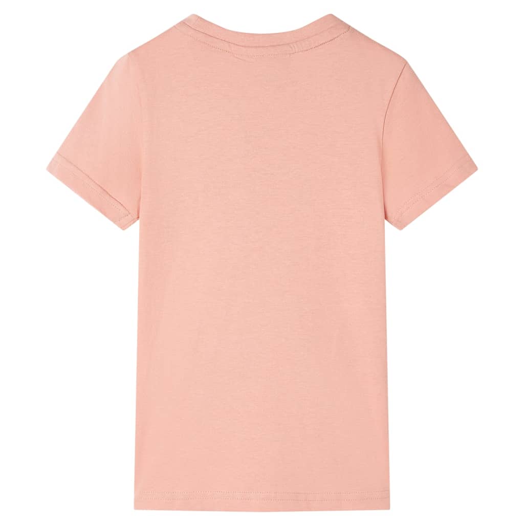 T-shirt de criança laranja-claro 116