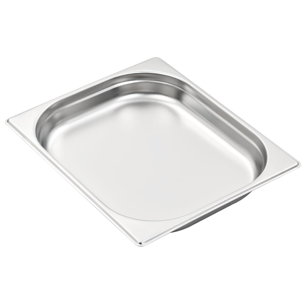 Recipientes gastronorm 8 pcs gn 1/2 40 mm aço inoxidável