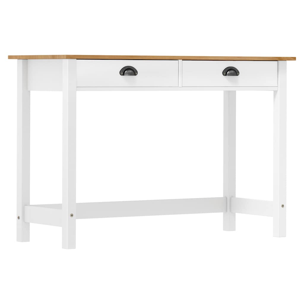 Mesa consola hill c/ 2 gavetas 110x45x74 cm pinho maciço