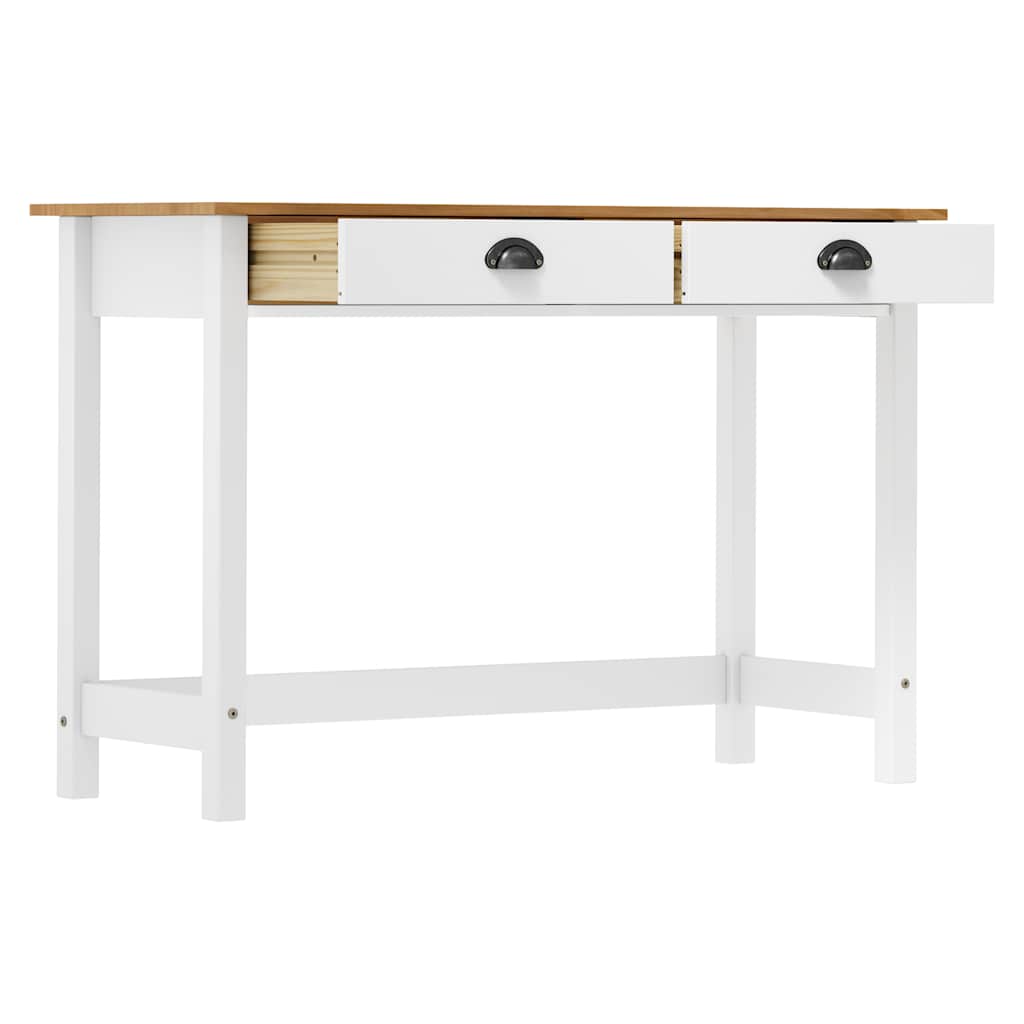 Mesa consola hill c/ 2 gavetas 110x45x74 cm pinho maciço