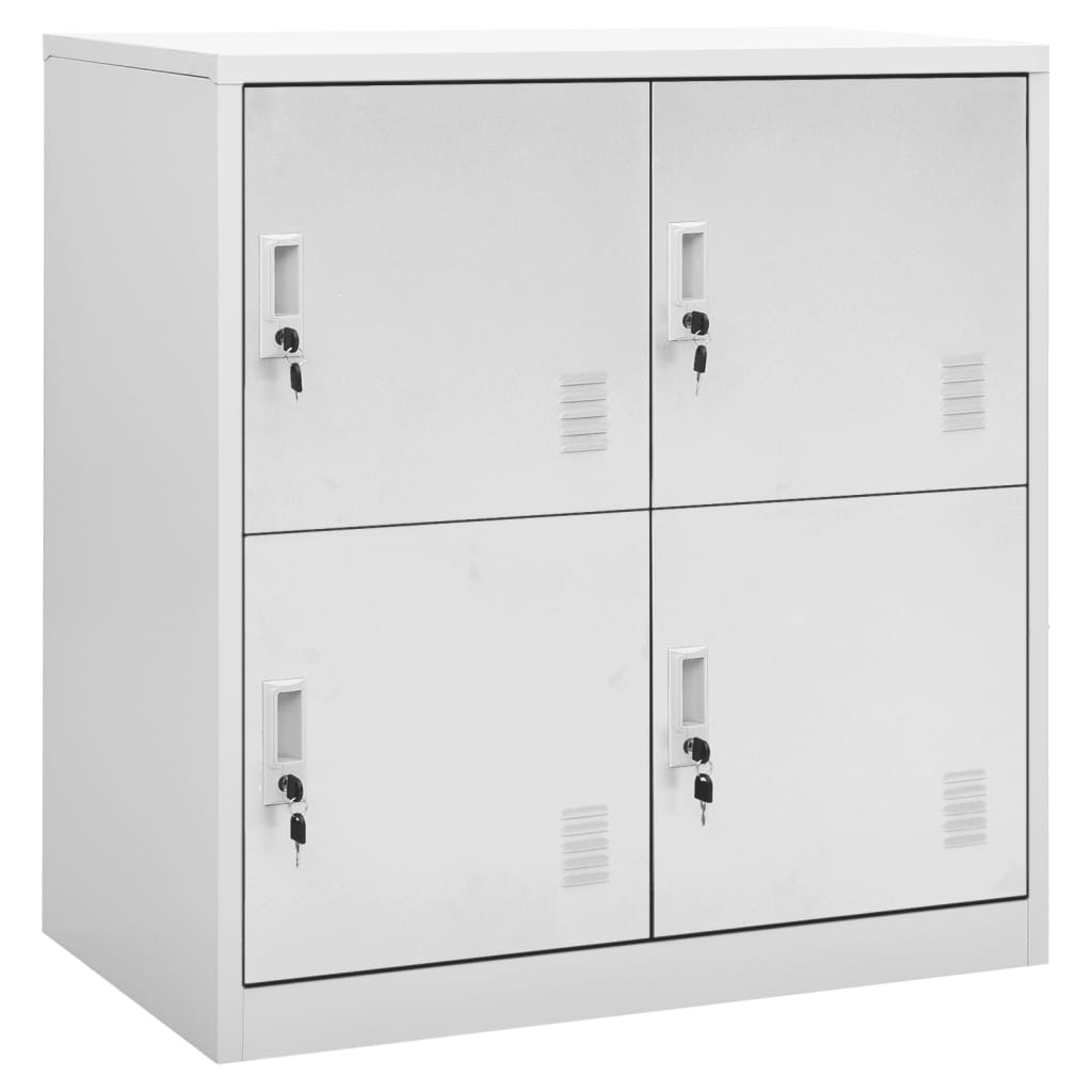 Cacifo 90x45x92,5 cm aço cinzento-claro