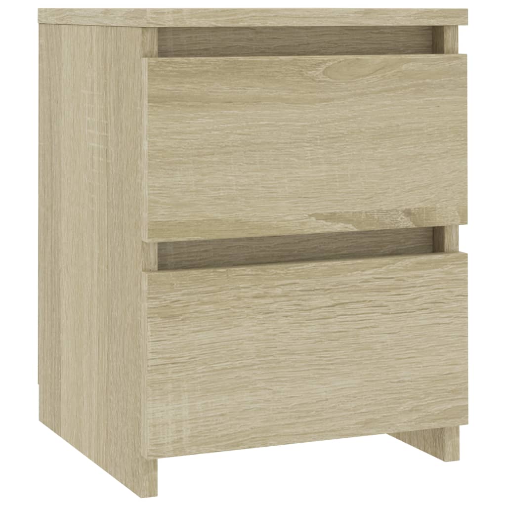 Mesa de cabeceira 30x30x40 cm contraplacado carvalho sonoma