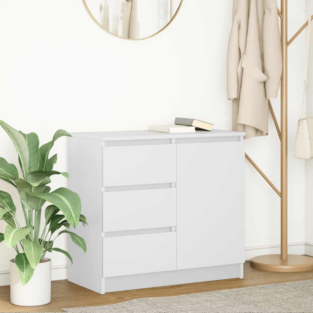 Aparador c/ gaveta 71x35x65 cm derivados de madeira branco
