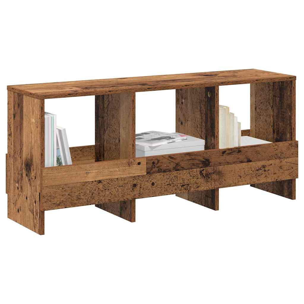 Estante de revistas madeira antiga 102 x 30 x 45 cm