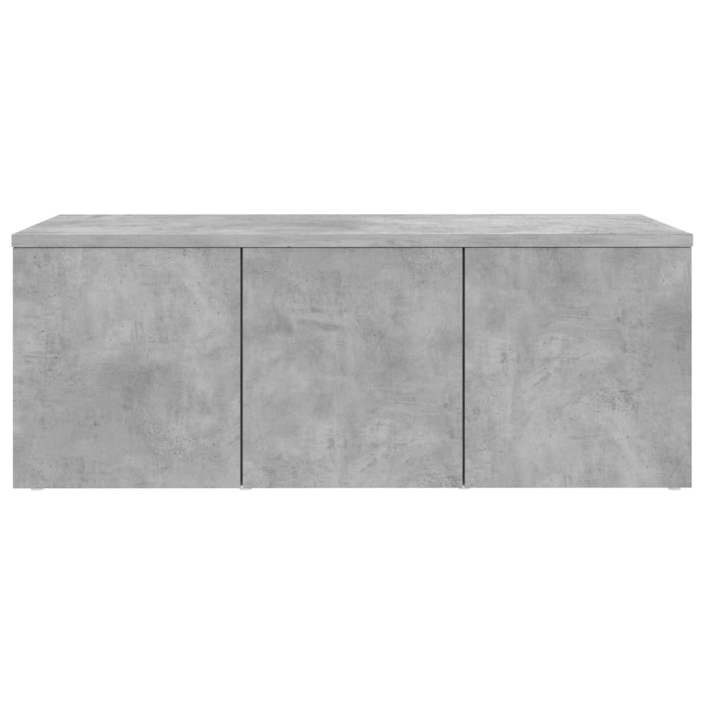 Móvel de TV 80x34x30 cm derivados de madeira cinzento cimento