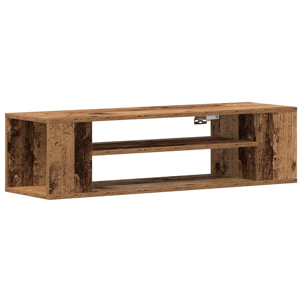 Gabinete para TV 100 x 30 x 26,5 cm madeira antiga
